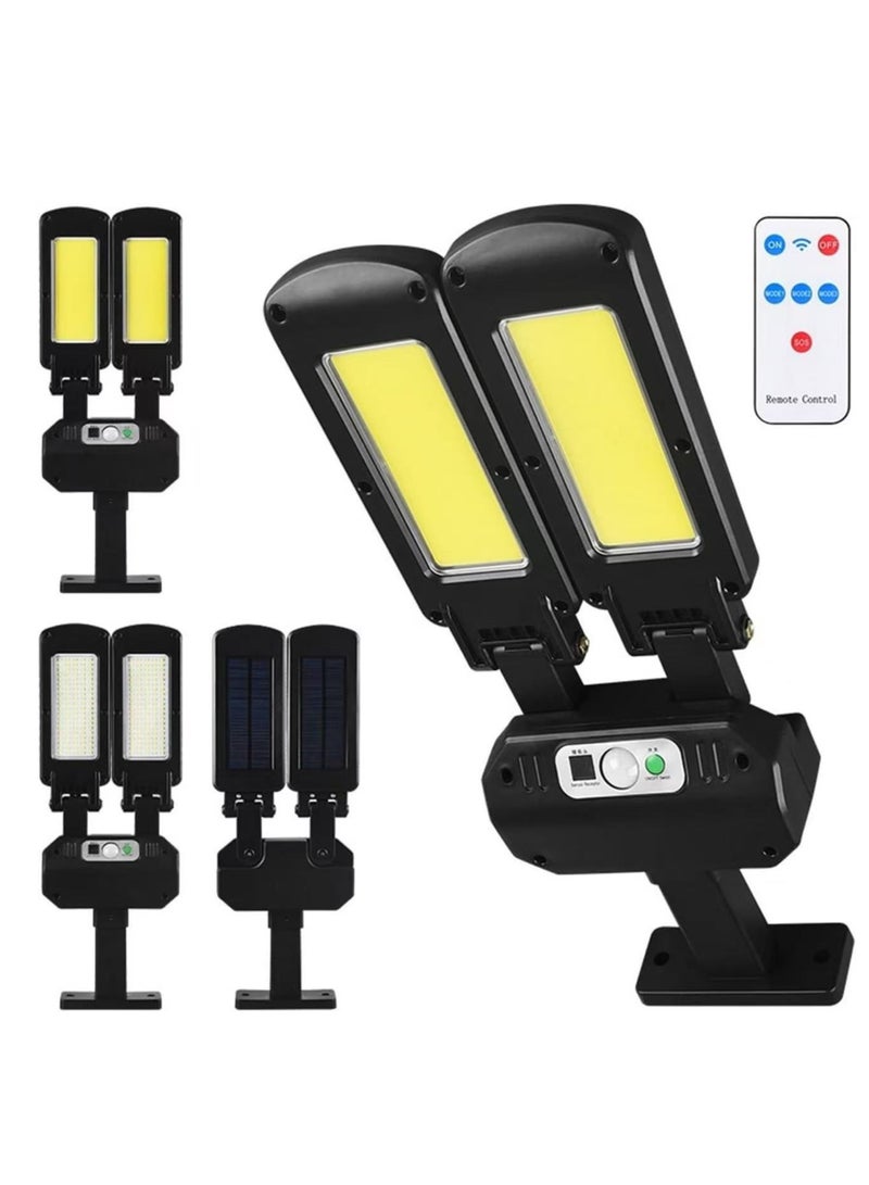 YOKA New Solar Wall Light with Remote Control Smart Senser Wall Street Light Solar Sensor Light Outdoor SR-913B - Image 1
