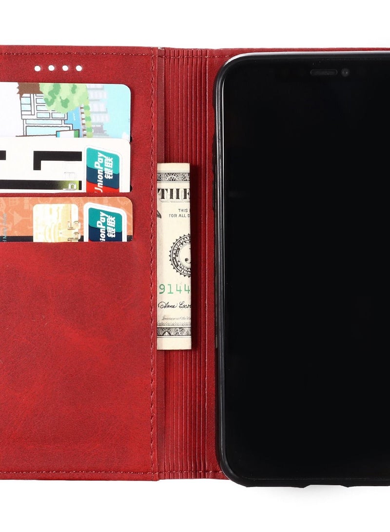 Loquat Suitable For IPhone Calf Print Wallet Flap Leather Case - Image 2