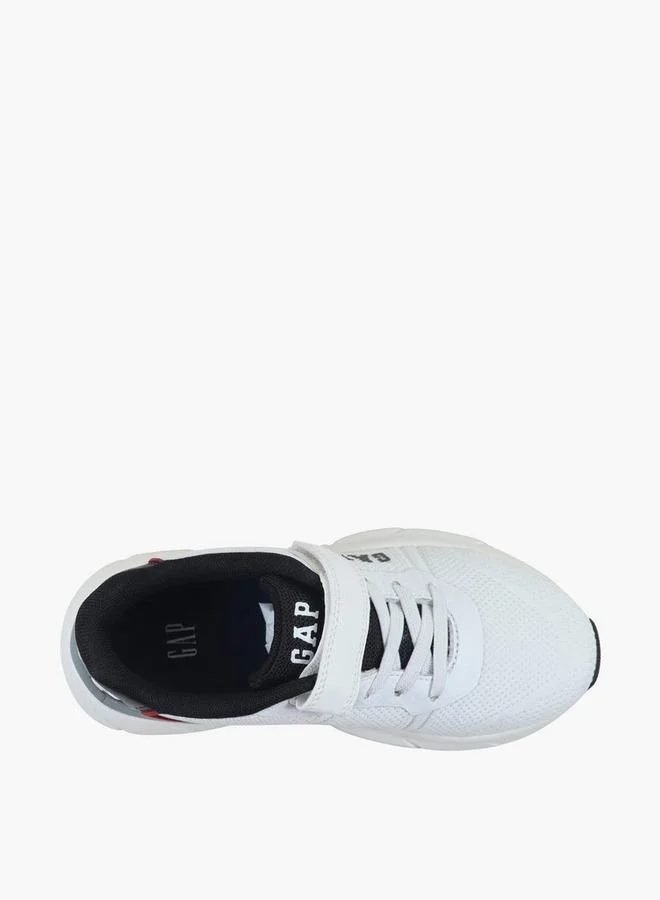 Gap WHITE Boys Belmont Hook & Loop Ankle Sneakers for Men | Best Price UAE