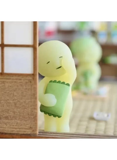 Smiski Bed Series Glow In The Dark Mini Figure Luminous Night Light Bedroom Miniature Desktop Quirky Display Accessory Single Random Surprise Doll Unit