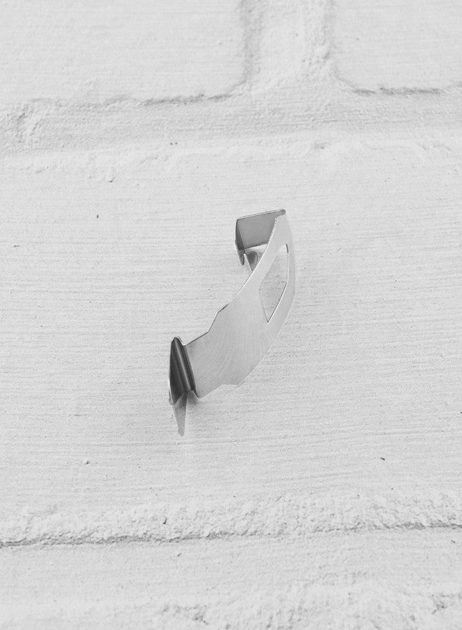 كريت آيديا مجموعة مشابك تثبيت إطارات الصور من كرييت آيديا، 12 قطعة، مشابك معدنية زنبركية دوارة، لون فضي، 35 × 13 مم - Image 5