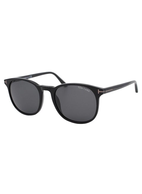 Men's Round Sunglasses - FT0858-N 01A - Lens Size: 53 Mm