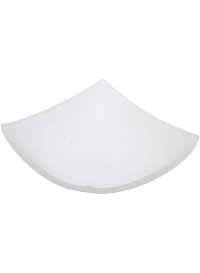 Rosa By Fathy Mahmoud High Quality Glass Bowl, 12.5 * 12.5Cm - Quadrado White - Image 3