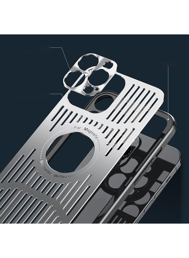 اس-توب جراب لهاتف iPhone 14 Pro Max مصنوع من سبائك الألومنيوم مع غطاء مغناطيسي مبرد من Magsafe - Image 3