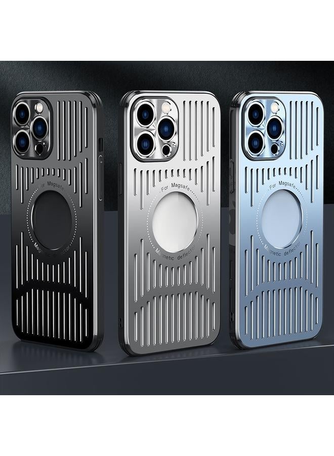 اس-توب جراب لهاتف iPhone 14 Pro Max مصنوع من سبائك الألومنيوم مع غطاء مغناطيسي مبرد من Magsafe - Image 2