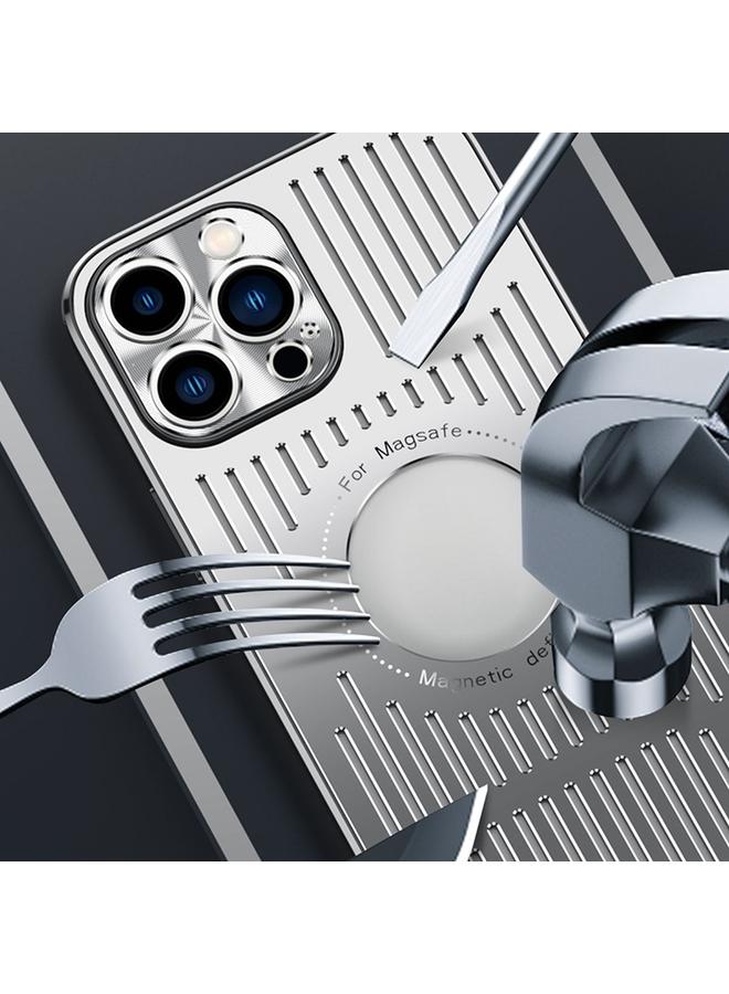 اس-توب جراب لهاتف iPhone 14 Pro Max مصنوع من سبائك الألومنيوم مع غطاء مغناطيسي مبرد من Magsafe - Image 4