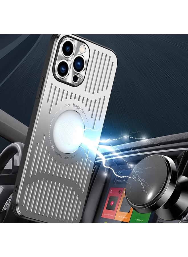 اس-توب جراب لهاتف iPhone 14 Pro Max مصنوع من سبائك الألومنيوم مع غطاء مغناطيسي مبرد من Magsafe - Image 5