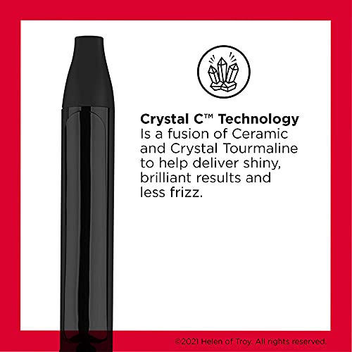 Revlon Crystal C + Ceramic Hair Curling Iron | Long-Lasting Shine and Less Frizz, (1 in) - Image 2