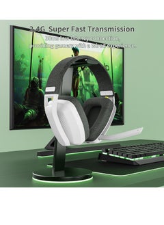 BINNUNE BW06 2.4G Wireless Gaming Headset with Flip ENC Mic for PC, PS4, PS5, Gamer Dual-Mode Bluetooth Headphones  - Image 2