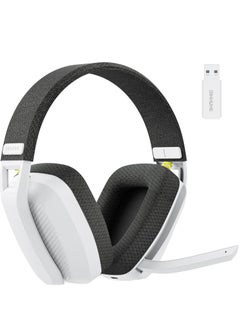 BINNUNE BW06 2.4G Wireless Gaming Headset with Flip ENC Mic for PC, PS4, PS5, Gamer Dual-Mode Bluetooth Headphones  - Image 1
