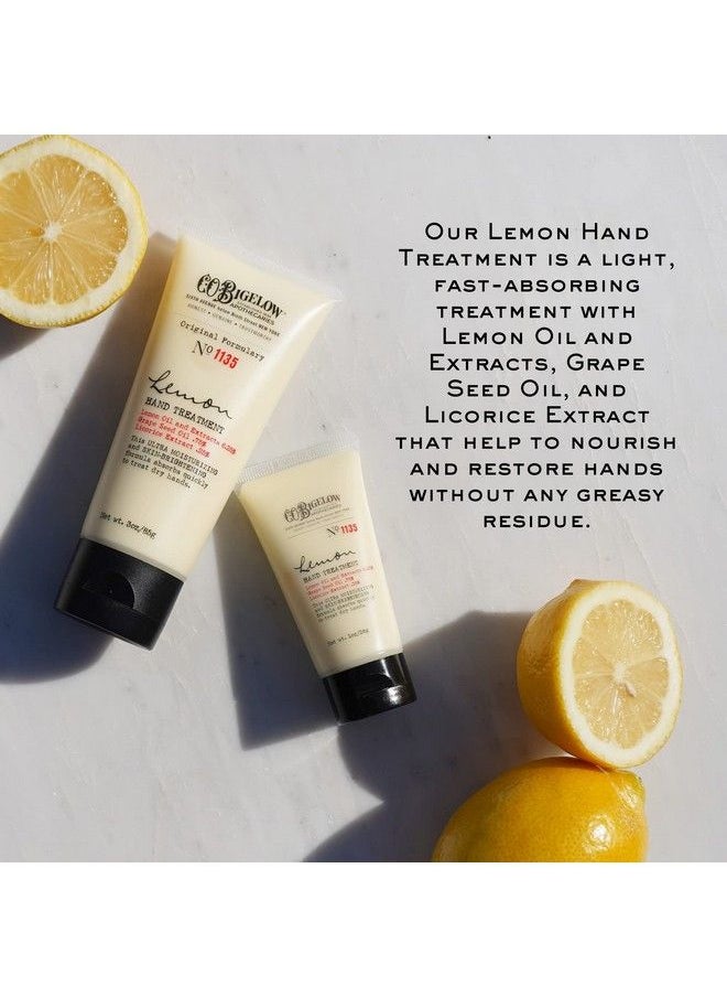 C. O. Bigelow - C.O. Bigelow Lemon Hand Treatment No 1135 Lemon Hand Lotion For Dry Hands With Grape Seed Oil & Lemon Extract Lemon Scented Lotion For Dry Skin 1 Oz. - Image 1