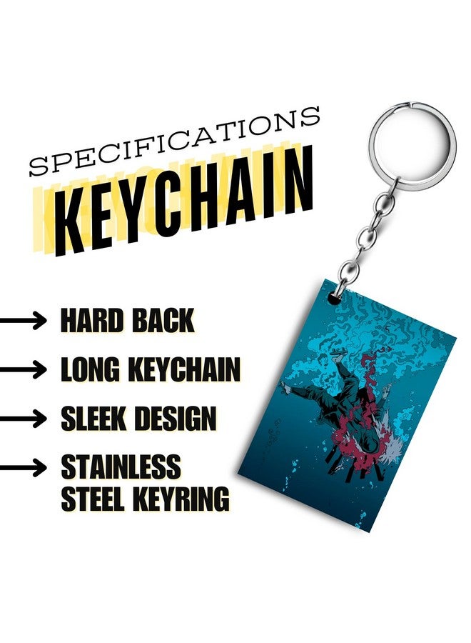 Replix Premium (Pack of 2) Naruto Anime Printed Keychain For Bike, Scooty, Car, Acrylic Keyholder (Jiraya-Madara) - Image 5