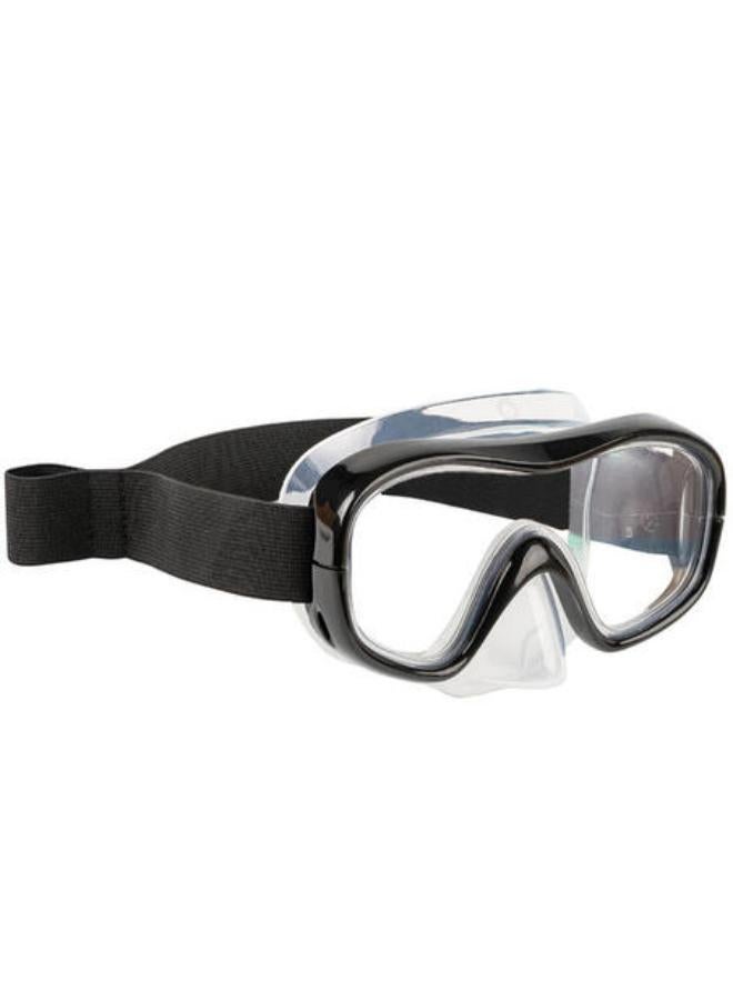 Subea Adult Snorkelling Mask Snorkel Diving Set SUBEA 100 - Black - Image 2