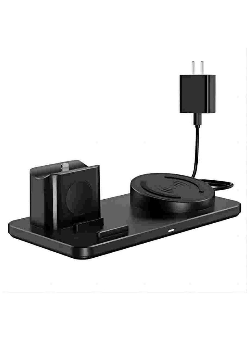 Captaintech 3-in-1 Apple Wireless Charging Station Apple Charging Dock Wireless Charger with Magsafe Apple Magsafe Charger for Iphone Apple Watch Series Se/7/6/5/4/3/2/1, - Image 1