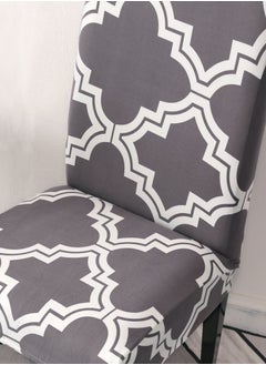 Sharpdo 6-Piece Set Modern Simple Dyed Elastic One-Piece Chair Cover For All Seasons  - Image 4