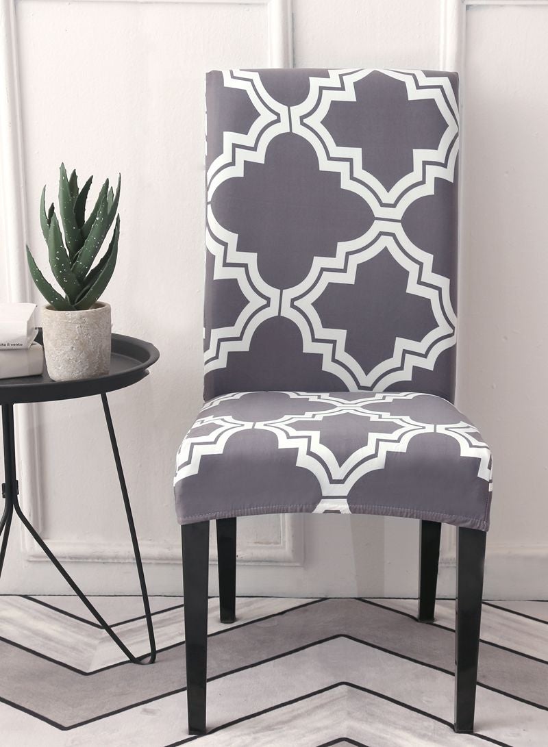 Sharpdo 6-Piece Set Modern Simple Dyed Elastic One-Piece Chair Cover For All Seasons - Image 2