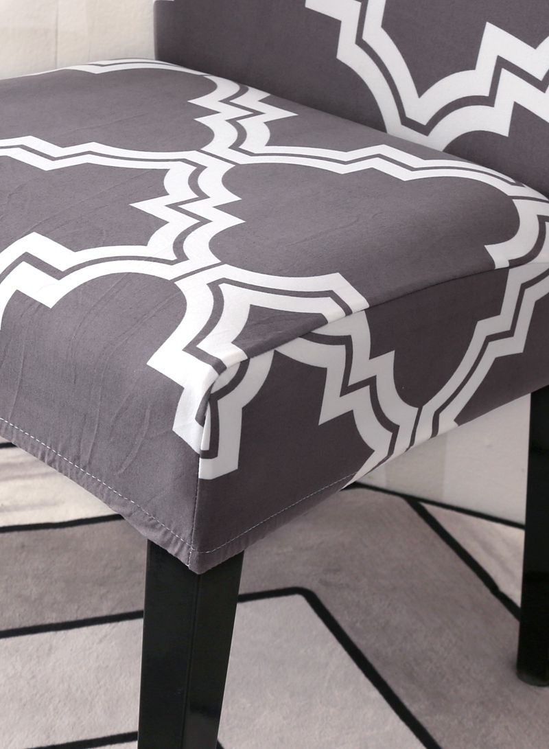 Sharpdo 6-Piece Set Modern Simple Dyed Elastic One-Piece Chair Cover For All Seasons - Image 3