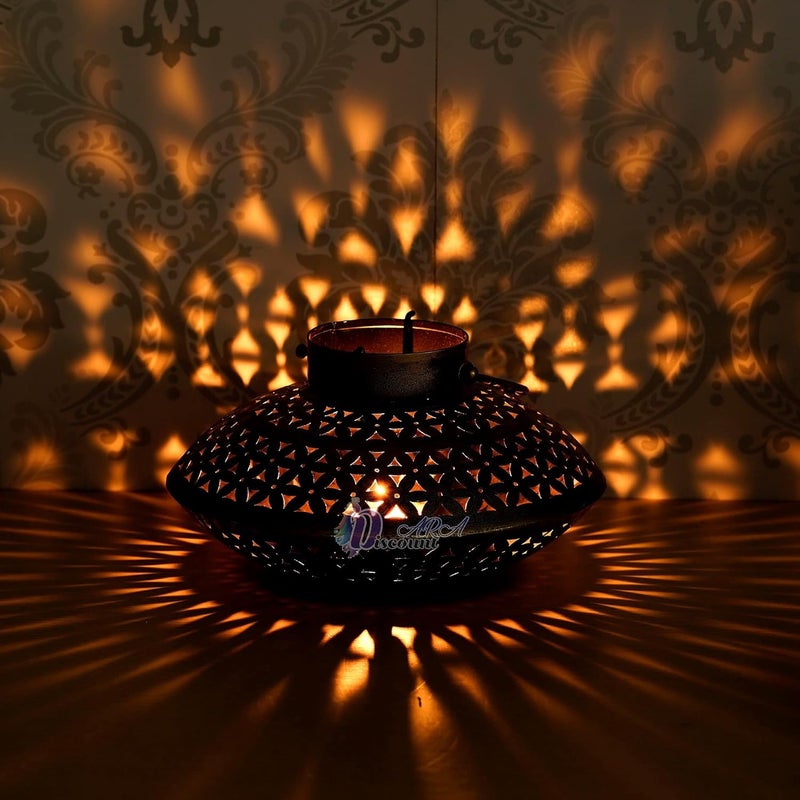 Discount ARA Antique Style Iron Dhoop and Tealight Candle Holder - Image 1