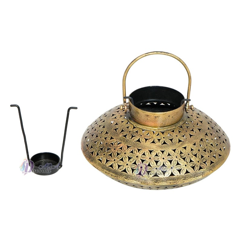 Discount ARA Antique Style Iron Dhoop and Tealight Candle Holder - Image 3