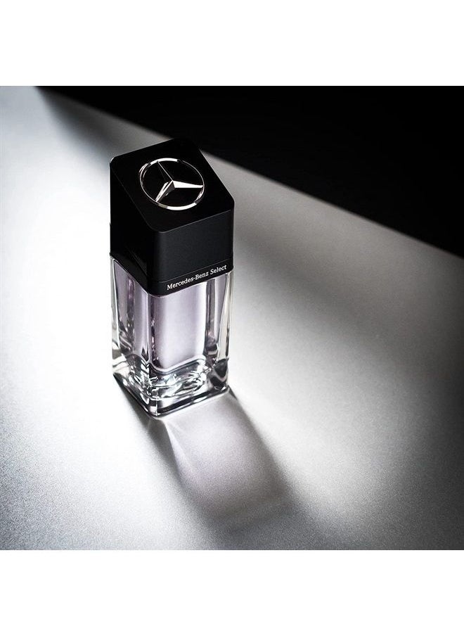 Mercedes-Benz Mercedes Benz Select - Elegant Fragrance With Fresh, Sensual Floral Notes - Mesmerize The Senses With Original Luxury Men's Eau De Toilette Spray - Endless Day Through Night Scent Payoff - 3.4 OZ  - Image 2