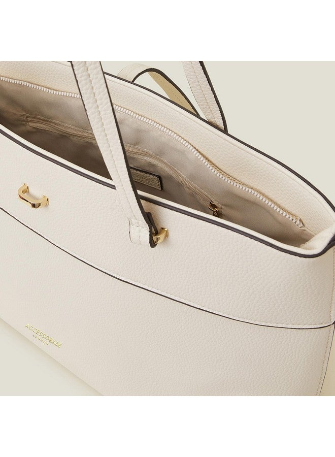 Accessorize حقيبة توت كبيرة من الجلد الصناعي للنساء من أكسيسورايز لندن | حقائب نسائية | حقائب يد أنيقة للنساء - Image 4