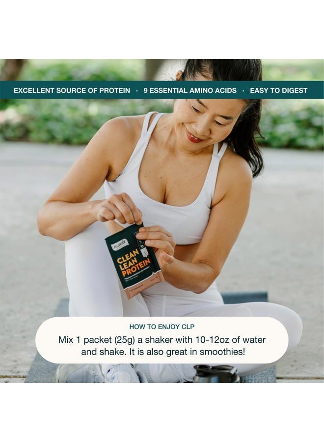Nuzest Wild Strawberry Clean Lean Protein - Premium Vegan Protein Powder, Plant Protein Powder, European Golden Pea Protein, Single Serving - Image 5