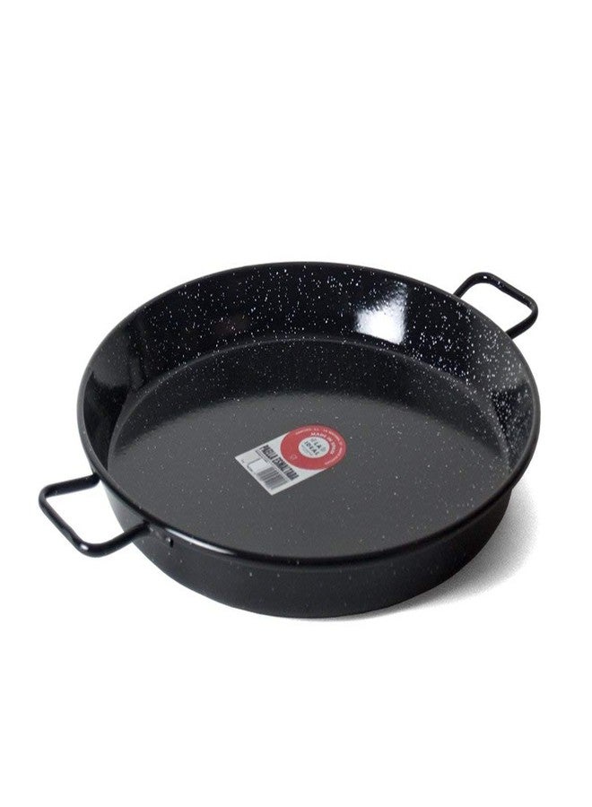 Garcima 18-Inch Enameled Steel Paella Pan, 46cm - Image 1