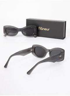 flâneur Flaneur Polarized Sunglasses - Cats Eye Big Frame Glasses, UV Protection Shades, Trendy Eyewear for Women & Men, Scratch-Resistant, Designer Accessories, Stylish Goggles with Polarized Lens  - Image 5
