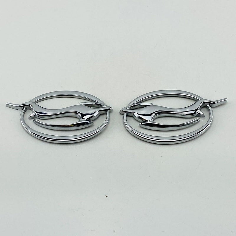 Aimoll Pair Set Impala Side Pillar Emblem Car Badge Trunk Left and Right 3D Sticker Replacement for Impala 10253595 (Chrome) Varied global sizing picks - Image 5