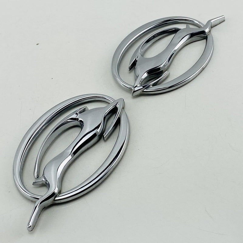 Aimoll Pair Set Impala Side Pillar Emblem Car Badge Trunk Left and Right 3D Sticker Replacement for Impala 10253595 (Chrome) Varied global sizing picks - Image 3