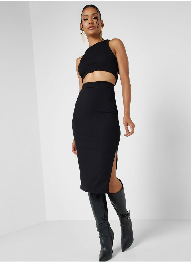Ginger - Cut Out Detail Dress - Image 1