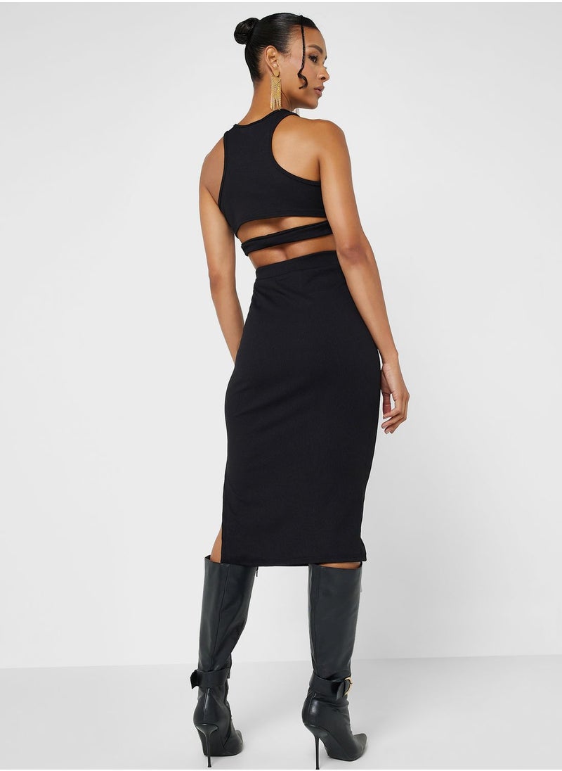 Ginger - Cut Out Detail Dress - Image 1