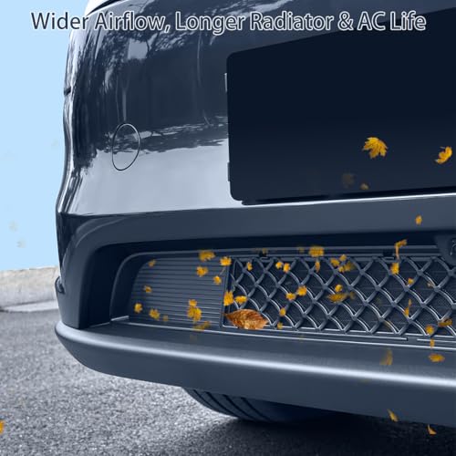 Arcoche Front Grill for Tesla Model Y 2025 2026 Juniper Mesh Grille Grid Inserts Air Inlet Vent Grille Cover Replacement With Insect Protection Accessories For Model Y - Image 4