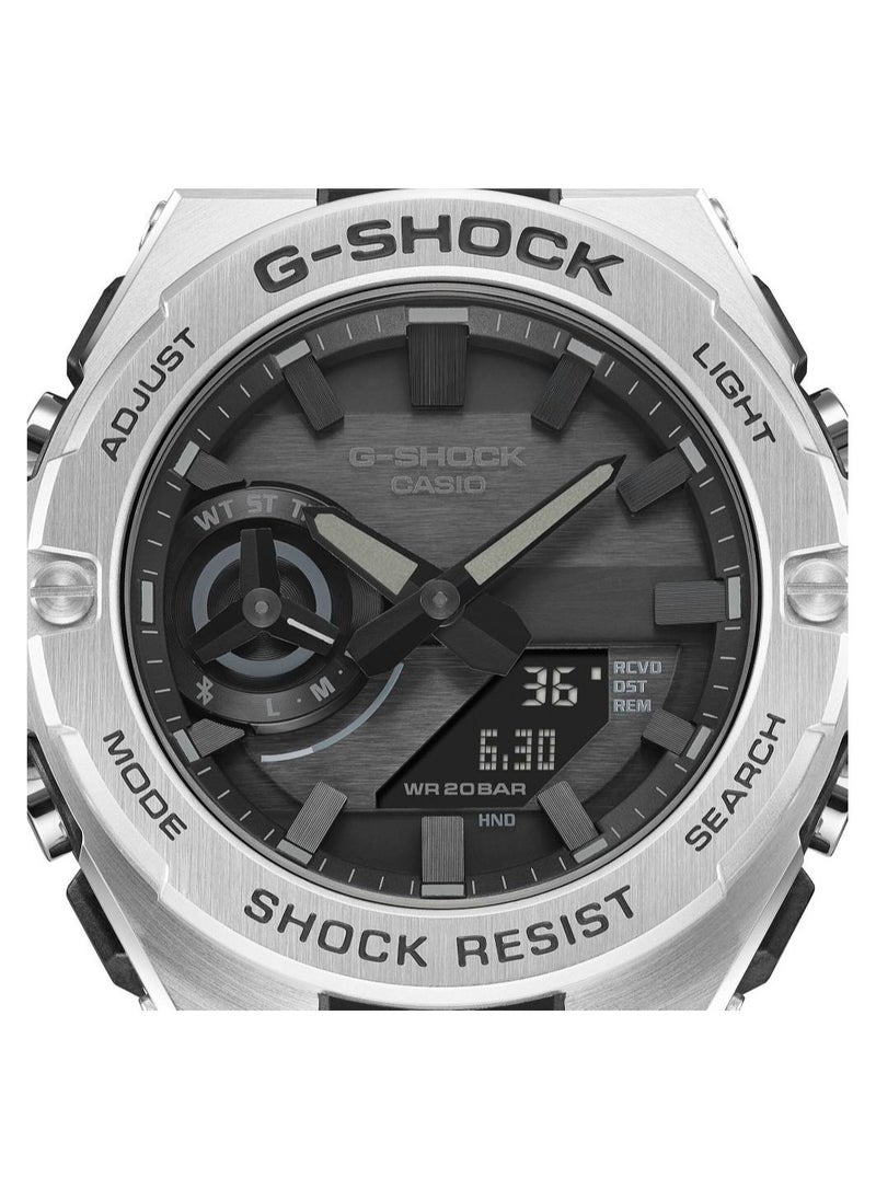 CASIO - G-Shock Analog-Digital Stainless Steel Men's Watch GST-B500D-1A1 - Image 1