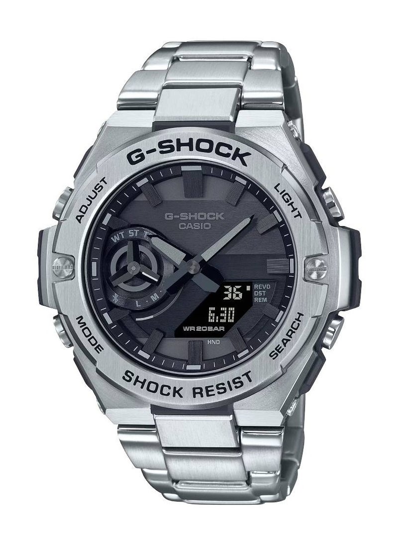 CASIO - G-Shock Analog-Digital Stainless Steel Men's Watch GST-B500D-1A1 - Image 1