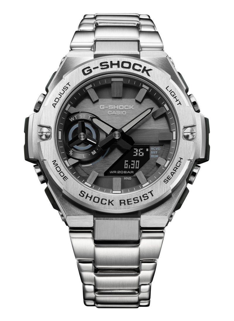 CASIO - G-Shock Analog-Digital Stainless Steel Men's Watch GST-B500D-1A1 - Image 1