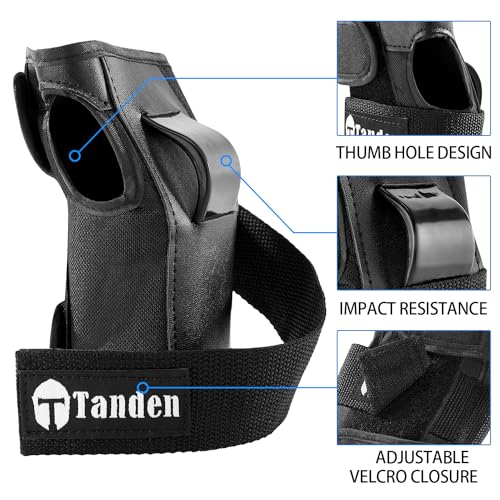 Tanden Wrist Guards for Skating Protective Gear Adult and Kids Skateboarding Snowboard Ski Roller Skating - Image 2