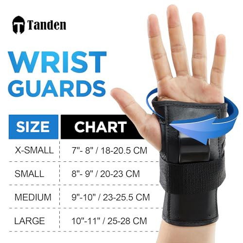 Tanden Wrist Guards for Skating Protective Gear Adult and Kids Skateboarding Snowboard Ski Roller Skating - Image 3