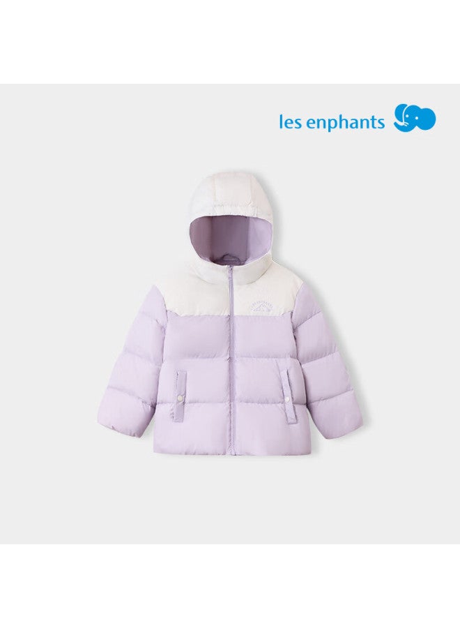 Les enphants Liyingfang Children's Down Jacket Boys Girls Thick Down Coat Milk Coffee 150 CM - Image 5