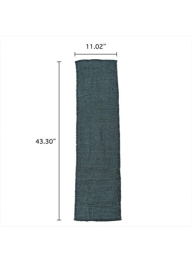 Terra Distribution - Exfoliating Washcloth [Made in Japan] Extra Long Exfoliating Towel Special Texture Makes Fluffy Foam Lather, Back Scrubber, Dead Skin Cell Remover, Loofah (Super Hard Touch Nylon) - Image 1