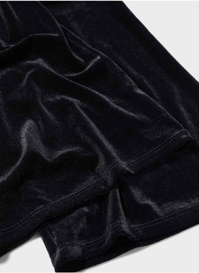 MANGO - Kids Flared Velvet Pants - Image 1