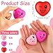 Halloscume 60 Pcs Valentines Day Heart Stress Balls Bulk Mini 16 Smile Face Squeeze Foam Relief Heart Shaped Stress Ball for Valentine Galentine Party Gifts Bag Fillers Adults Carnival Reward 3 Colors - Image 4