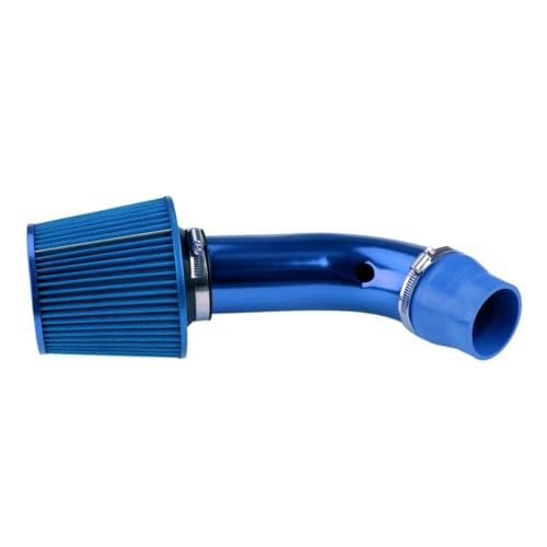 MARSFLUX Air Intake Kit, 3" Blue Cold Air Intake System Kit Intake Filter & Clamp Accessory Universal - Image 2