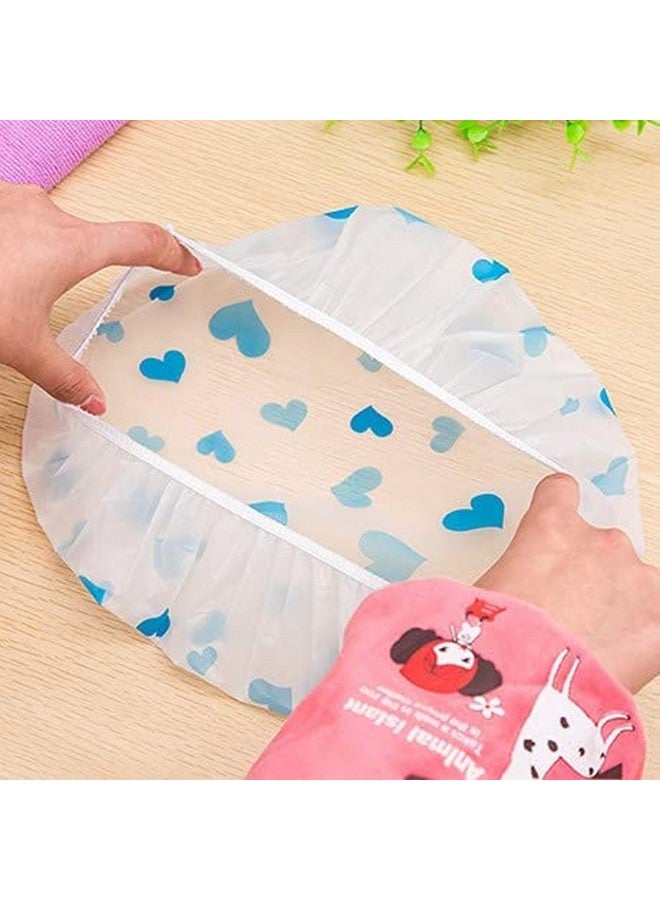 Jaimin Creation Colorful Waterproof Elastic Eva Free-Size Bathroom Shower Caps Daily Use Plastic Shower Cap for Girl's and Women's (Multi-color Pack Of 1) - Image 3