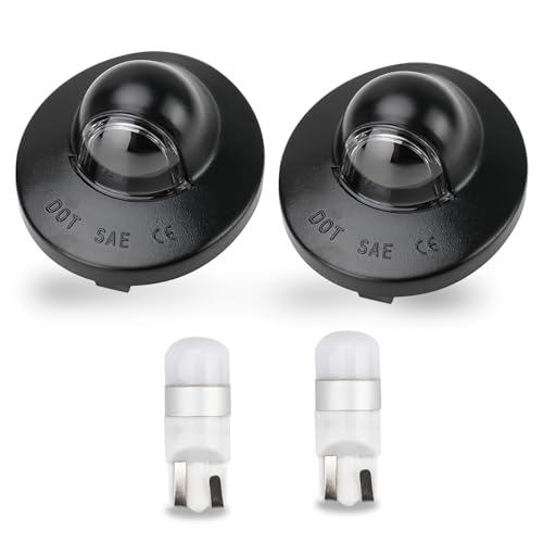 Bestview License Plate Light,Led Rear Bumper Tag Lamp Housing Assembly Replacement for Ford F150 F250 F350 F450 F550 Super Duty Ranger Explorer Bronco Excursion Expedition, 2 PCS(White) - Image 1