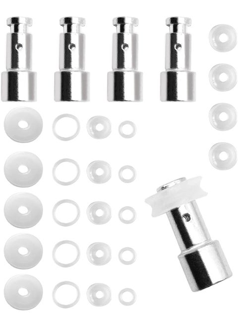 5 Pack Steam Valve Universal Replacement Floater With 5 Pack Silicone Sealer Pads With 5 X 4 In 1 Pressure Cooker Gasket Kit For 5 6 Or 8 Quart Pressure Cookers