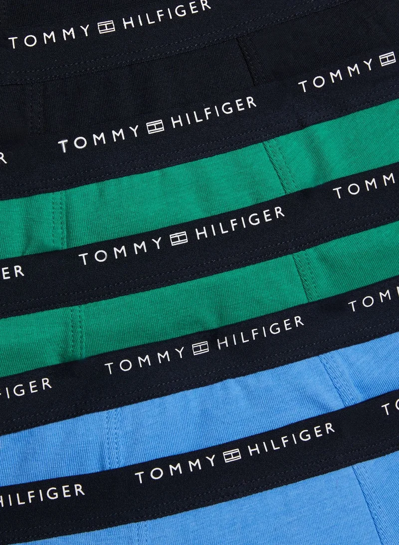 TOMMY HILFIGER Kids 7 Pack Logo Band Trunks