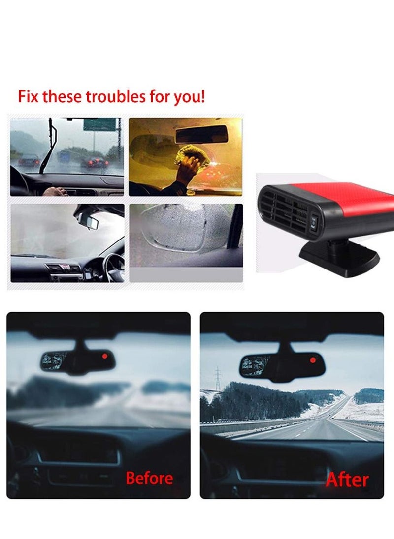Y&D Car Heater 12V Portable Winter Auto Van Defroster 150W Heating Demister Cooling Fan (Grey with Air Purification)  - Image 3