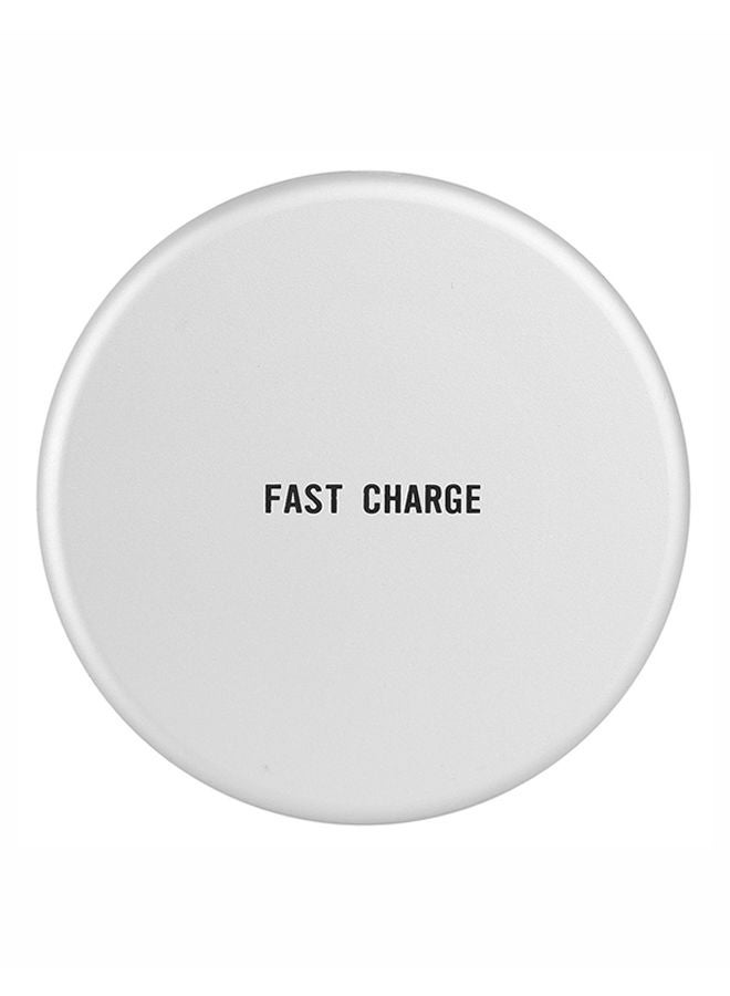 NIBEMINENT Q16 Wireless Charger Qi Charging Pad Stand For iPhone 8 Plus X/Galaxy S8 White - Image 1