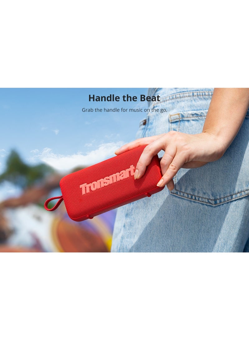 Tronsmart Trip 2 Portable Bluetooth Speaker, 10W Powerful Sound with Deep Bass, IPX7 Waterproof, 20 Hours Playtime, Bluetooth 5.3, Type-C Charging – Ideal for Outdoor, Travel & Beach (Grey) - Image 4